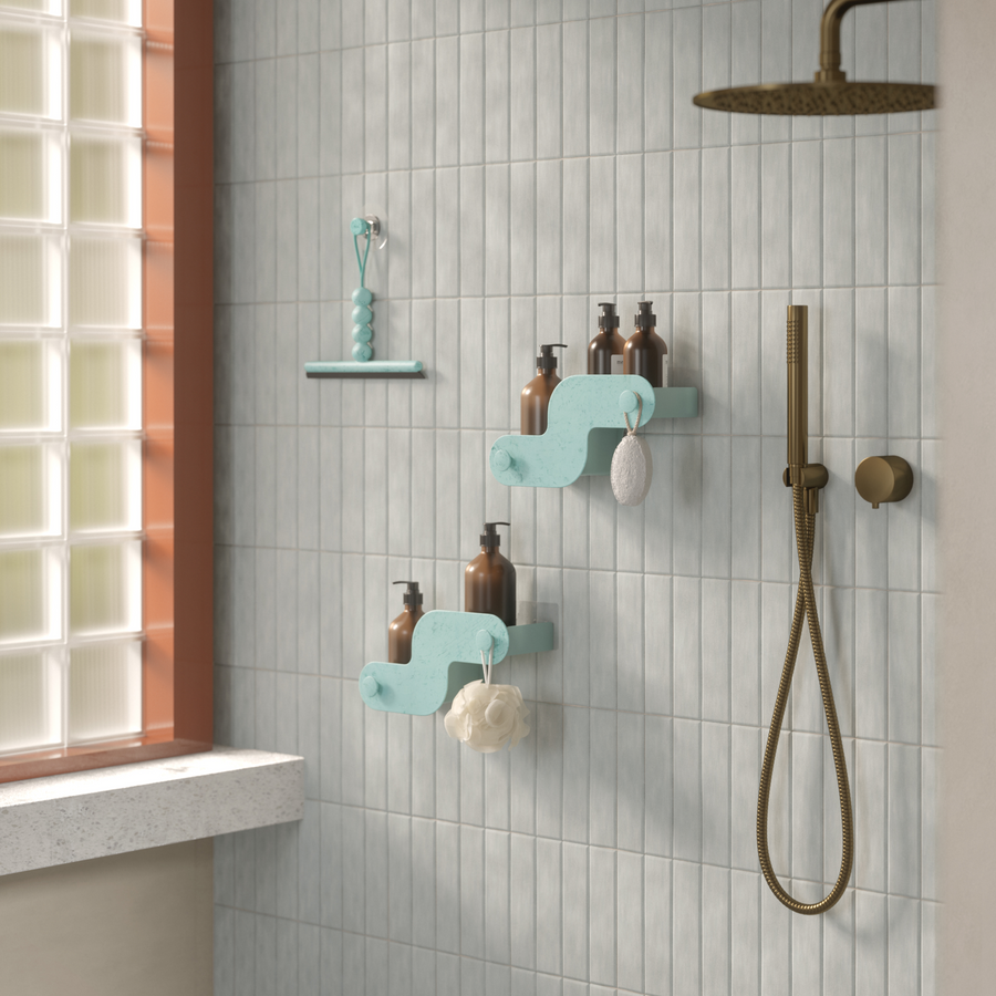 Nami Adhesive Shower Bins